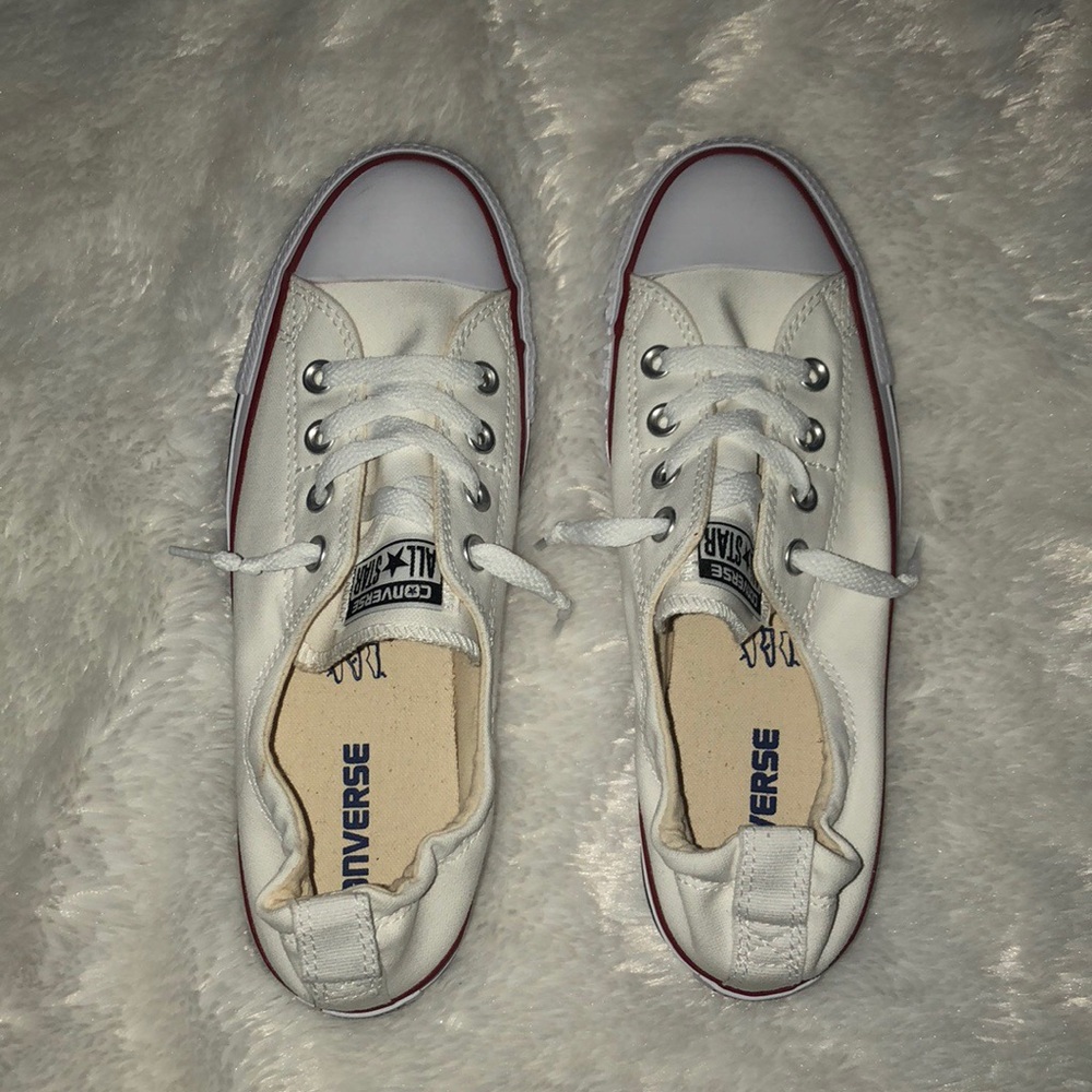 White Shoreline Converse- BRAND NEW